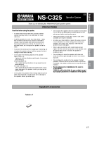 Yamaha NSC-325-Owners-Manual 